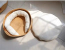 Cama de Bambu para Cães e Gatos