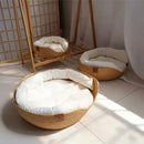 Cama de Bambu para Cães e Gatos